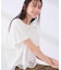 ウェーブレースヘムTシャツ