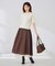 ラメベロアモールヤーンハーフスリーブトップス
