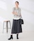 アーガイル柄  ヘンリーネック カーディガン