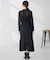 【洗える】シアー ジャカード スキッパー ワンピース