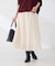 エスカルゴ ドット フレア スカート