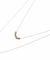 カラーストーン2連レイヤードネックレス