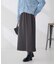 【洗える】サテンイージーナロースカート