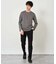 【スマート/イージーケア/洗濯機で洗える】キカジャカードクルーネックスマートTシャツ