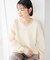 【雑誌InRed(宝島社)11月号掲載】レースネック ニット