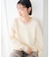 【雑誌InRed(宝島社)11月号掲載】レースネック ニット
