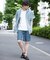 フード付き半袖カーディガン