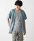 フード付き半袖カーディガン