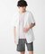フード付き半袖カーディガン