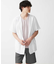 フード付き半袖カーディガン