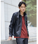 LEATHER BLOUSON