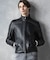 LEATHER BLOUSON