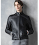 LEATHER BLOUSON