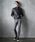 LEATHER BLOUSON