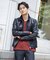 LEATHER BLOUSON