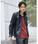 LEATHER BLOUSON