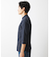 【ON/OFF対応】七分袖リバーストライプシャツ