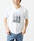 【洗える】モノクロフォトグラフィックプリントTシャツ