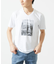 【洗える】モノクロフォトグラフィックプリントTシャツ