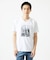 【洗える】モノクロフォトグラフィックプリントTシャツ