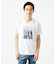 【洗える】モノクロフォトグラフィックプリントTシャツ