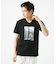 【洗える】モノクロフォトグラフィックプリントTシャツ