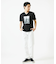 【洗える】モノクロフォトグラフィックプリントTシャツ