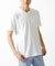 【洗える】へリンボンVネック半袖Tシャツ