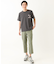【洗える / 快適高通気素材 】リネアーストレッチクロップドパンツ