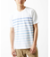 【洗える】グラデーションマリンボーダーTシャツ