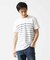 【洗える】グラデーションマリンボーダーTシャツ