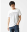 【洗える】グラデーションマリンボーダーTシャツ
