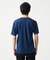 【接触冷感 / ひんやり】スキッパーネックTシャツ / チドリウエーブジャガード