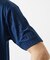 【接触冷感 / ひんやり】スキッパーネックTシャツ / チドリウエーブジャガード