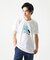 【カワイサトミ / コラボTシャツ】ビーグルドッグプリント