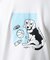 【カワイサトミ / コラボTシャツ】ビーグルドッグプリント