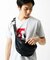 【カワイサトミ / コラボTシャツ】ビーグルドッグプリント