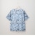 フラワープリントチュール重ねＴシャツ
