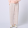 細プリーツゆるテーパードパンツ (23111)