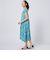 接触冷感プリントレーヨンワンピースレギュラー丈 (43108)