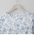 綿スラブ更紗柄５分袖Ｔシャツ (63111)
