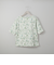 綿スラブ更紗柄５分袖Ｔシャツ (63111)