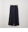 麻調セミワイドパンツレギュラー丈　(25115)