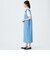 接触冷感シャンブレーライトデニムワンピース