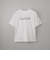 接触冷感ＵＶカットスラブロゴプリントＴシャツ