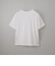 接触冷感ＵＶカットスラブロゴプリントＴシャツ