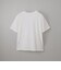 接触冷感ＵＶカットスラブロゴプリントＴシャツ
