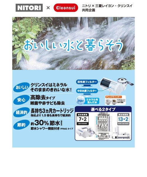 クリンスイ 交換用カートリッジ(MDCO1S-NT)｜デコホームの通販｜&mall