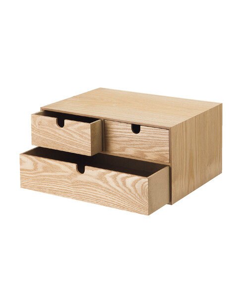 ナチュラルウッド 2段引き出し収納ボックス 収納ボックス(ナチュラルウッド 2ダンNA)｜デコホームの通販｜&mall