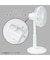 立ったまま操作できる リビング扇風機(NTR26NI_WH ホワイト)